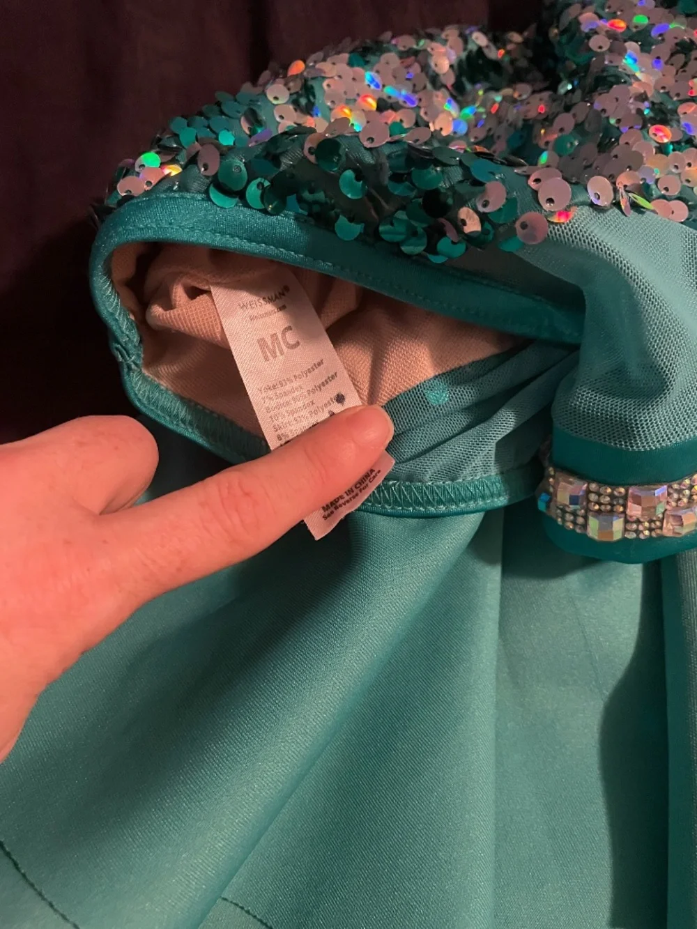 MC Teal Jazz/Tap Costume